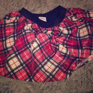 Girls Plaid Skirt